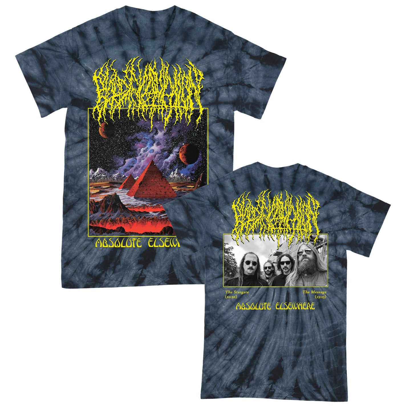 Blood Incantation (Absolute Elsewhere Album Spider Navy Dye) T-Shirt