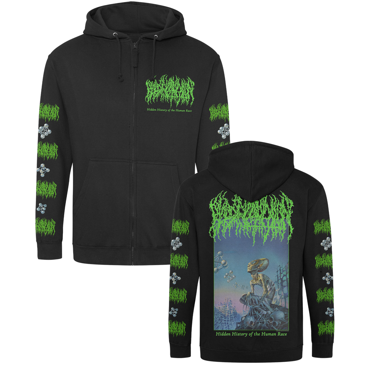 メンズ ARCHIVE LIFE WORLD WIDE ZIP HOODIE BLOOD